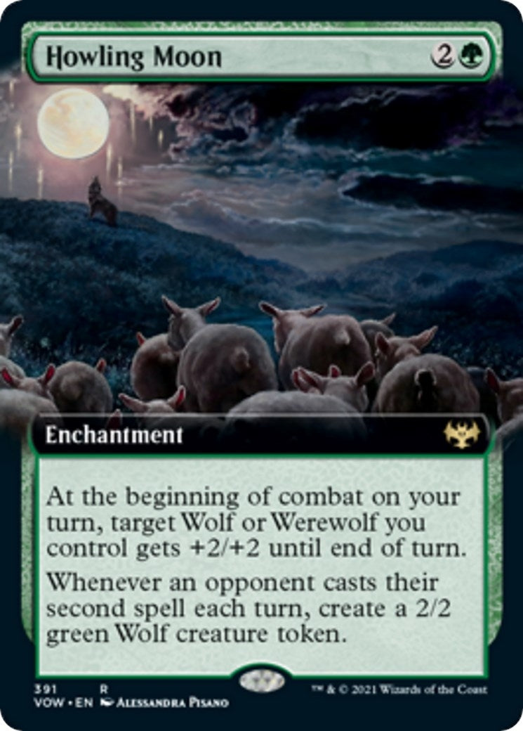 Image for Howling Moon (Extended Art) (391) (VOW) - Magic: The Gathering