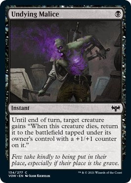 Image for Undying Malice (134) (VOW) - Magic: The Gathering