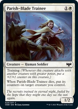 Image for Parish-Blade Trainee (29) (VOW) - Magic: The Gathering