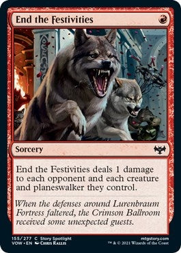 Image for End the Festivities (155) (VOW) - Magic: The Gathering