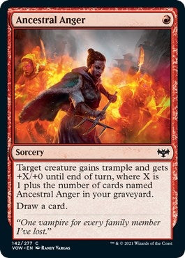 Image for Ancestral Anger (142) (VOW) - Magic: The Gathering