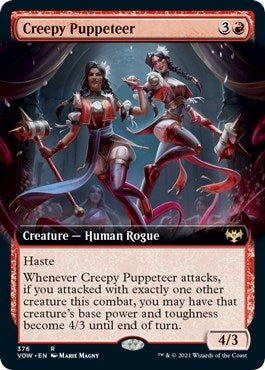 Image for Creepy Puppeteer (Extended Art) (376) (VOW) - Magic: The Gathering