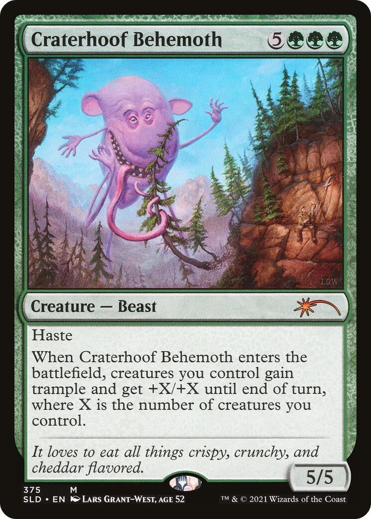 Image for Craterhoof Behemoth (375) (375) (SLD) - Magic: The Gathering