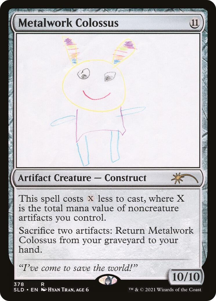 Image for Metalwork Colossus (378) (378) (SLD) - Magic: The Gathering