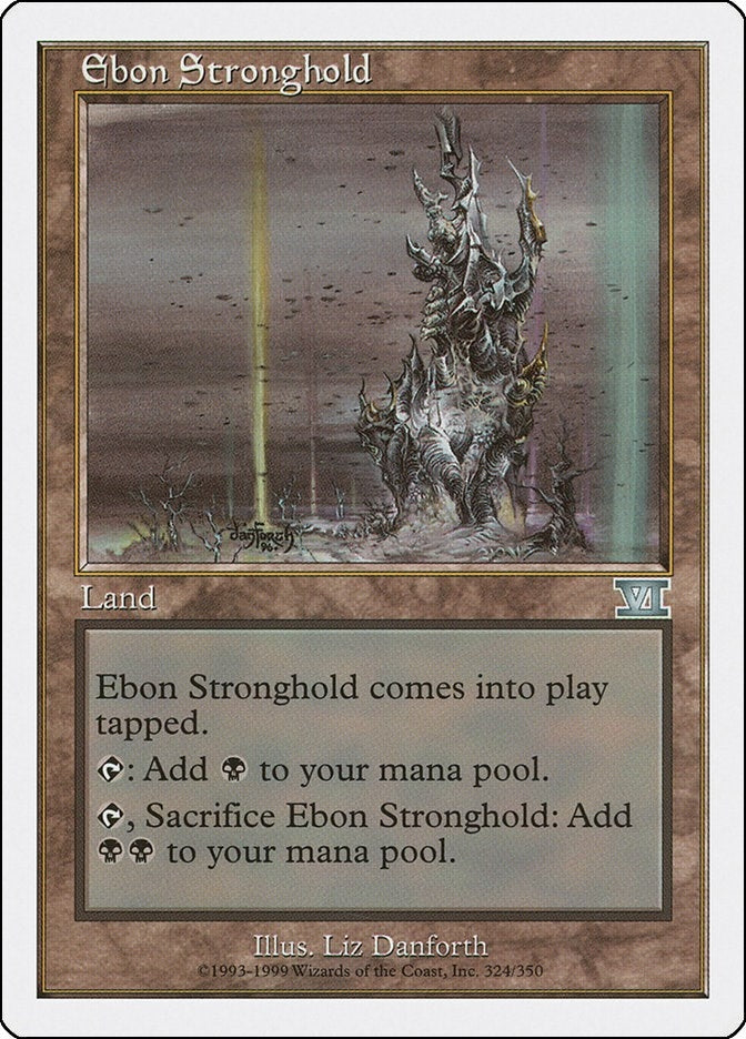 Image for Ebon Stronghold (324) (6ED) - Magic: The Gathering