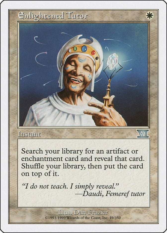 Image for Enlightened Tutor (19) (6ED) - Magic: The Gathering