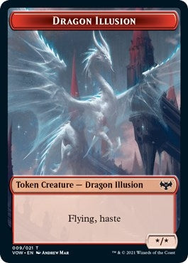 Image for Dragon Illusion Token (9) (VOW) - Magic: The Gathering