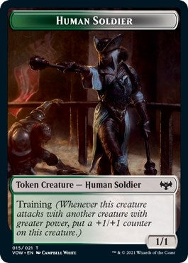 Image for Human Soldier Token (15) (VOW) - Magic: The Gathering