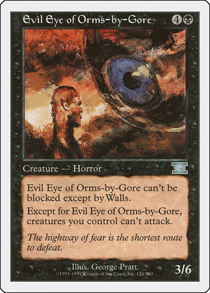 Image for Evil Eye of Orms-by-Gore (126) (6ED) - Magic: The Gathering