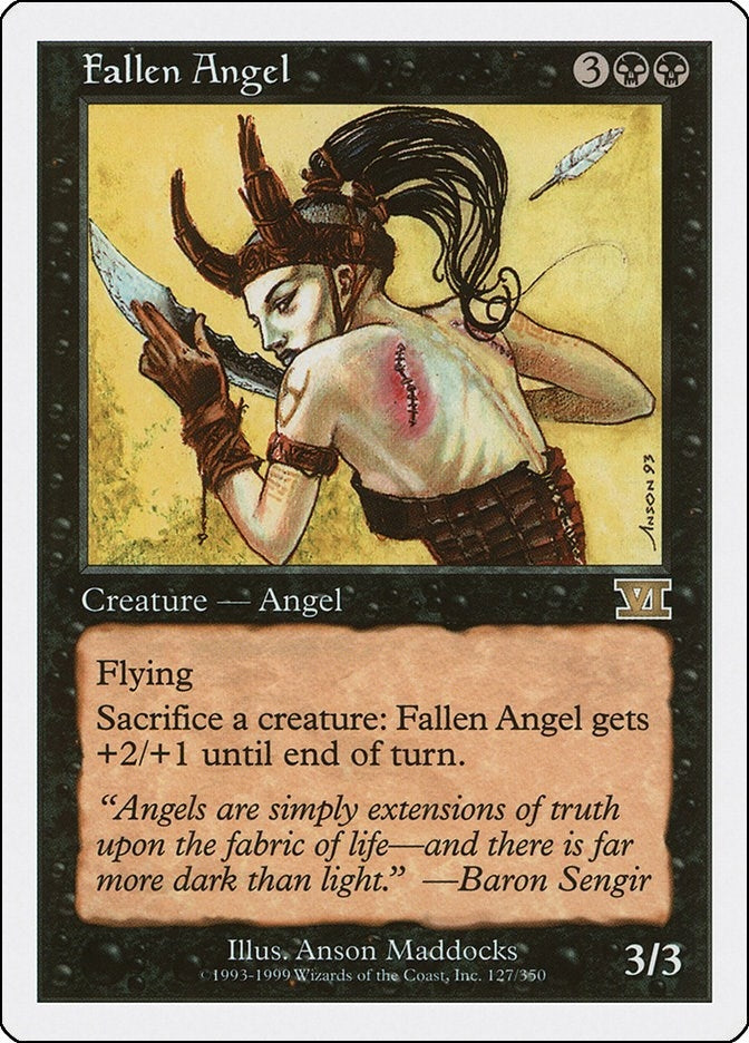 Image for Fallen Angel (127) (6ED) - Magic: The Gathering