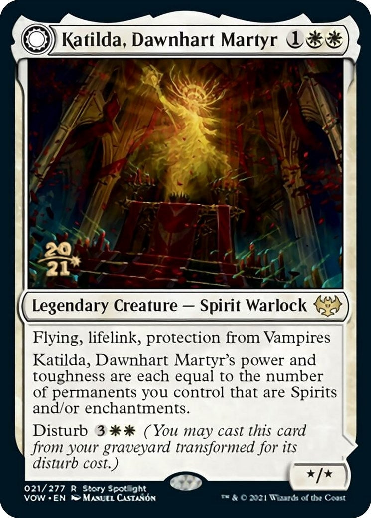 Image for Katilda, Dawnhart Martyr (21) (PRE) - Magic: The Gathering