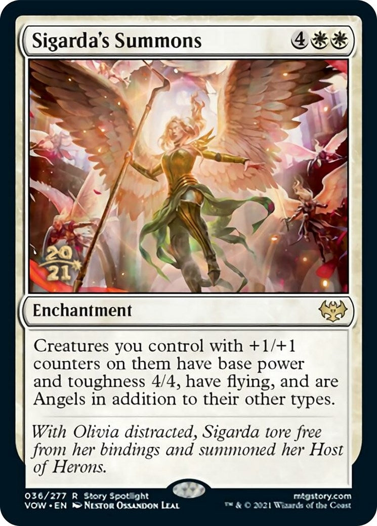 Image for Sigarda's Summons (36) (PRE) - Magic: The Gathering