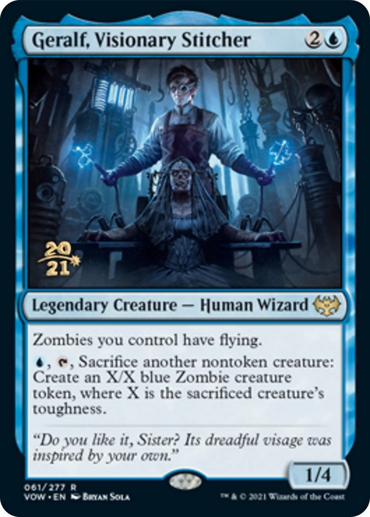 Image for Geralf, Visionary Stitcher (61) (PRE) - Magic: The Gathering