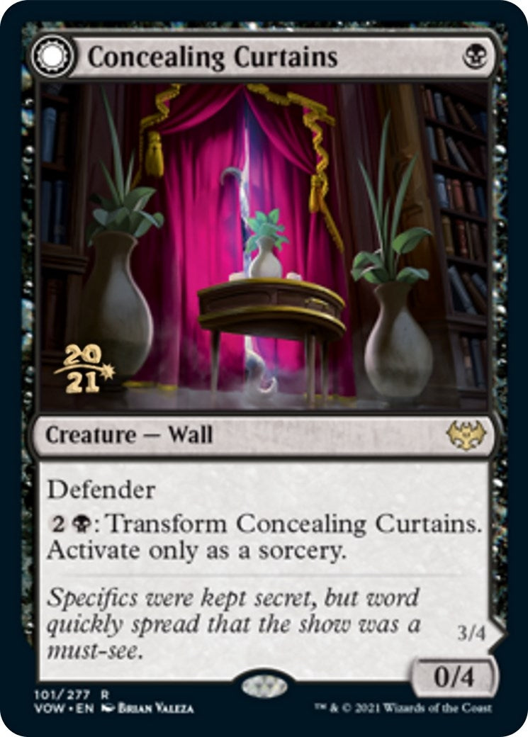 Image for Concealing Curtains (101) (PRE) - Magic: The Gathering