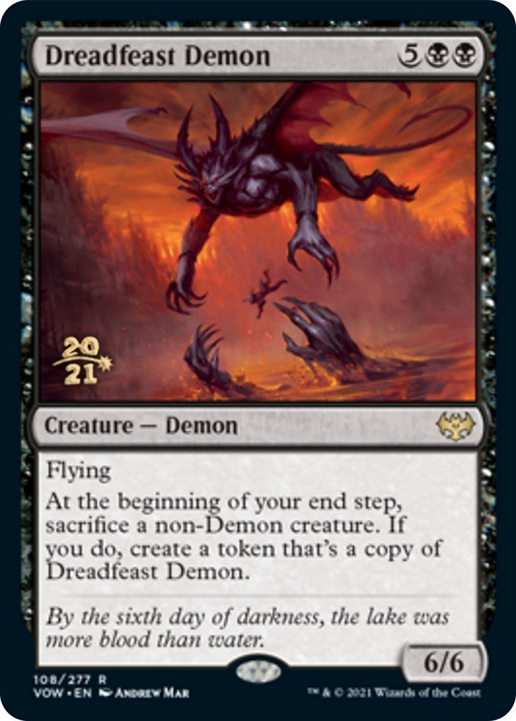 Image for Dreadfeast Demon (108) (PRE) - Magic: The Gathering
