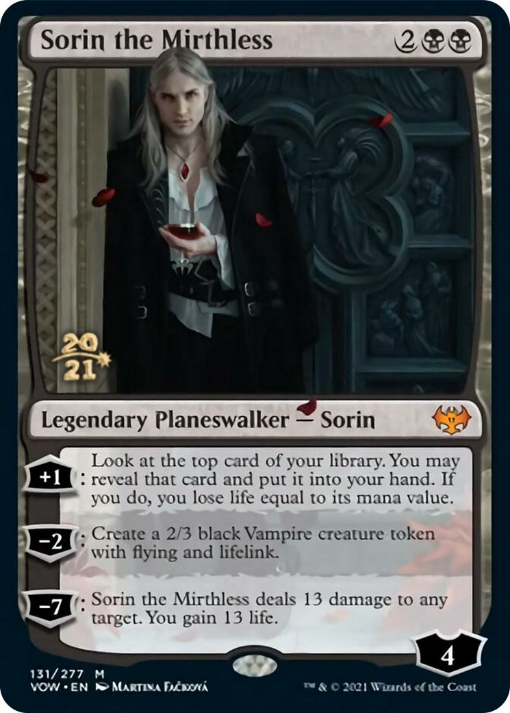Image for Sorin the Mirthless (131) (PRE) - Magic: The Gathering
