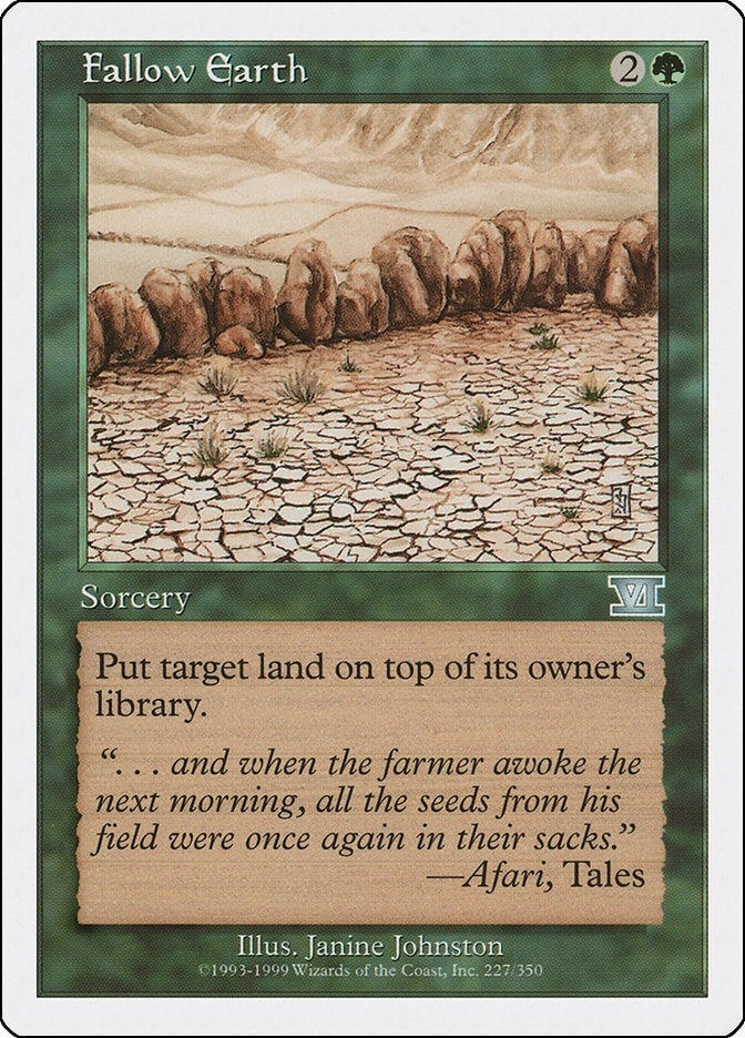 Image for Fallow Earth (227) (6ED) - Magic: The Gathering