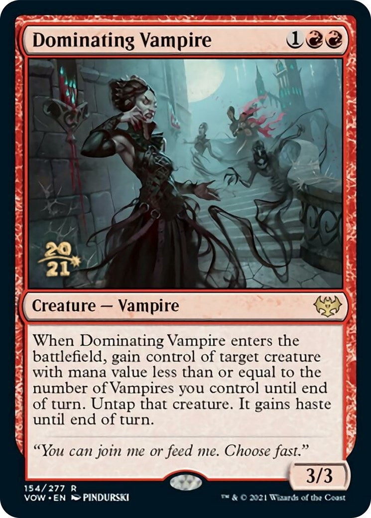 Image for Dominating Vampire (154) (PRE) - Magic: The Gathering