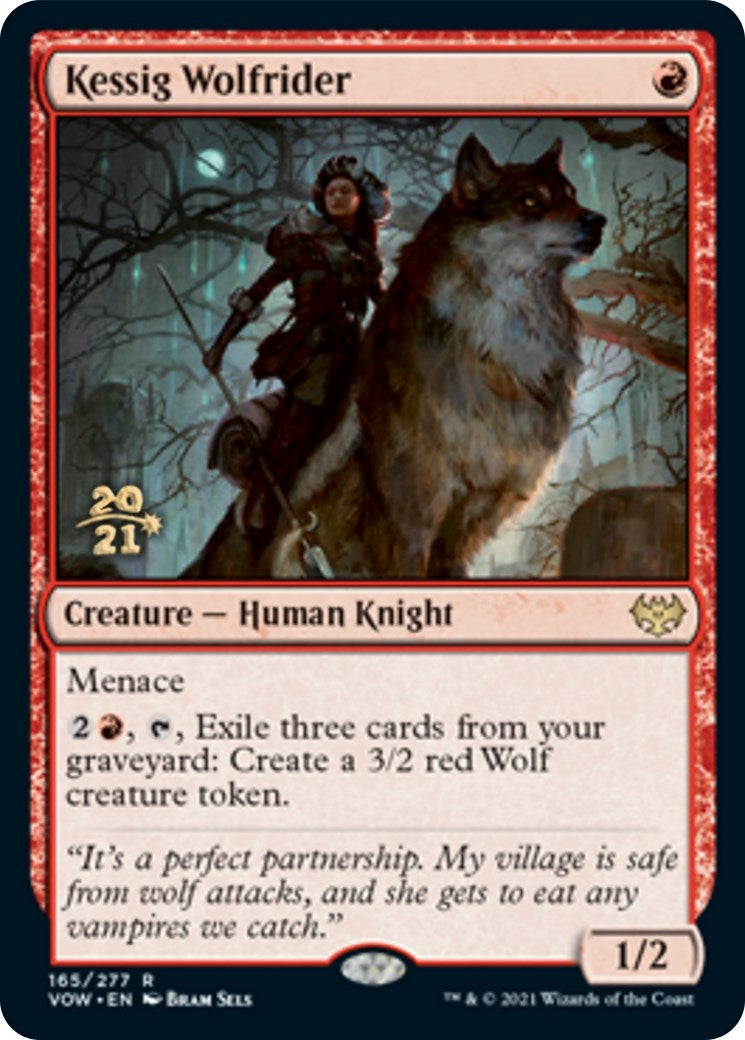 Image for Kessig Wolfrider (165) (PRE) - Magic: The Gathering