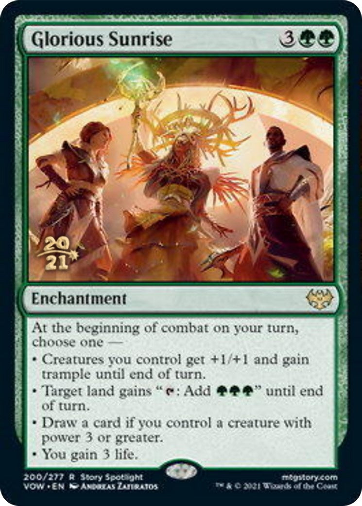Image for Glorious Sunrise (200) (PRE) - Magic: The Gathering