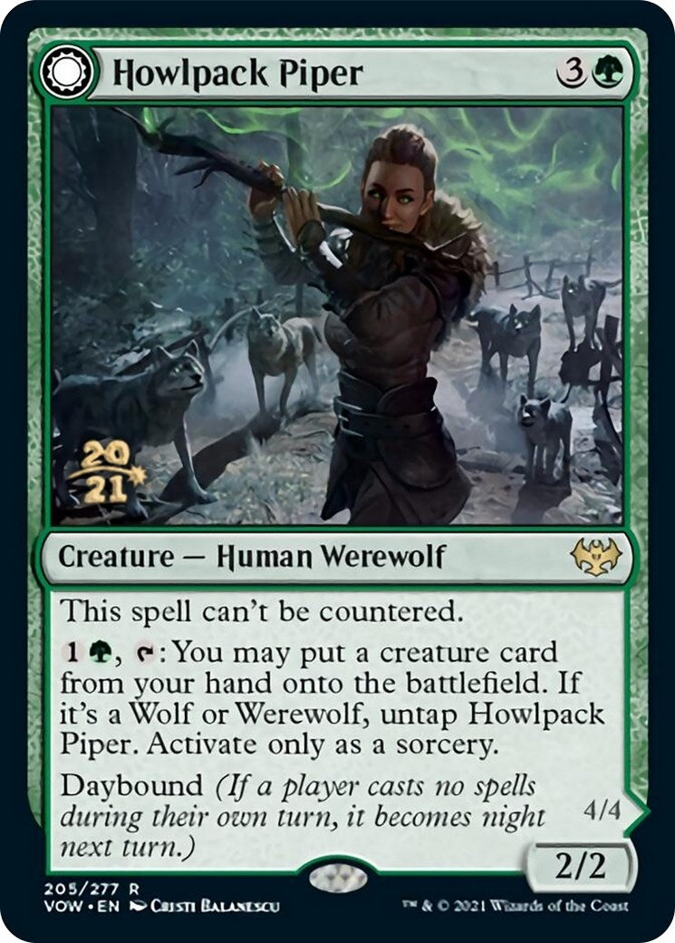 Image for Howlpack Piper (205) (PRE) - Magic: The Gathering