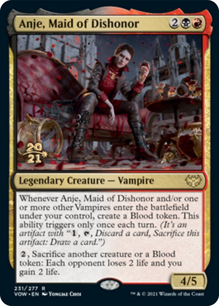 Image for Anje, Maid of Dishonor (231) (PRE) - Magic: The Gathering