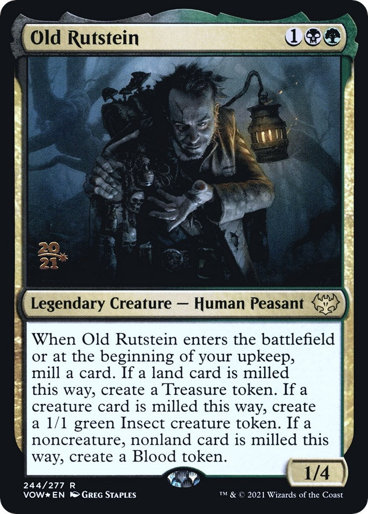 Image for Old Rutstein (244) (PRE) - Magic: The Gathering
