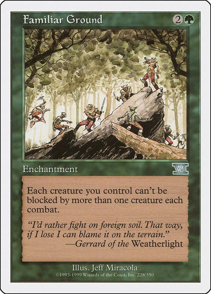 Image for Familiar Ground (228) (6ED) - Magic: The Gathering