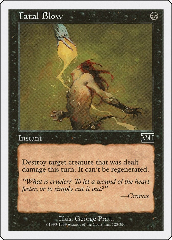Image for Fatal Blow (128) (6ED) - Magic: The Gathering