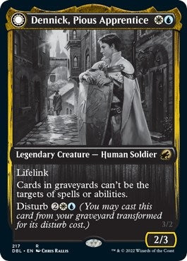 Image for Dennick, Pious Apprentice (217) (DBL) - Magic: The Gathering