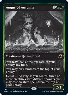 Image for Augur of Autumn (168) (DBL) - Magic: The Gathering