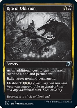 Image for Rite of Oblivion (237) (DBL) - Magic: The Gathering