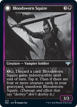 Image for Bloodsworn Squire (364) (DBL) - Magic: The Gathering