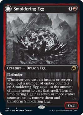 Image for Smoldering Egg (159) (DBL) - Magic: The Gathering
