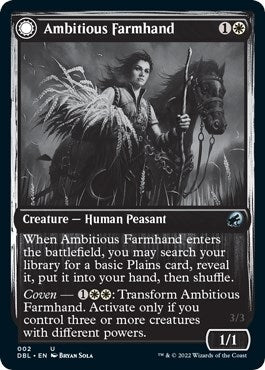 Image for Ambitious Farmhand (2) (DBL) - Magic: The Gathering