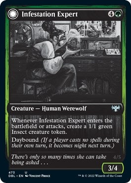 Image for Infestation Expert (473) (DBL) - Magic: The Gathering
