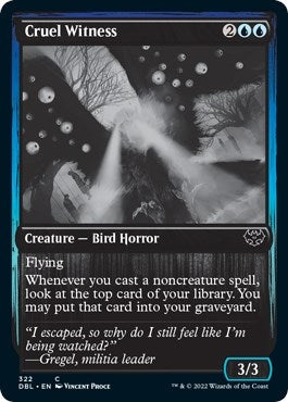 Image for Cruel Witness (322) (DBL) - Magic: The Gathering