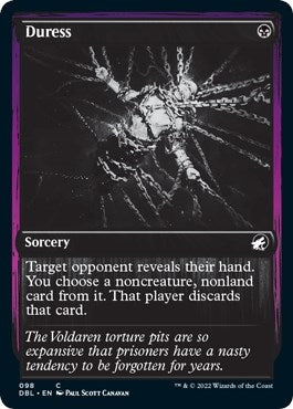 Image for Duress (98) (DBL) - Magic: The Gathering