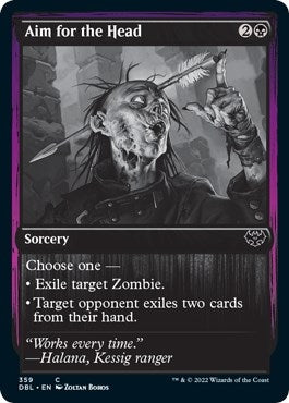 Image for Aim for the Head (359) (DBL) - Magic: The Gathering