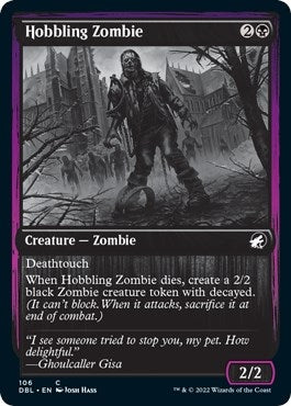 Image for Hobbling Zombie (106) (DBL) - Magic: The Gathering