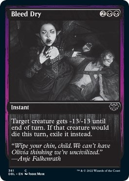 Image for Bleed Dry (361) (DBL) - Magic: The Gathering