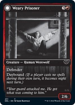 Image for Weary Prisoner (451) (DBL) - Magic: The Gathering