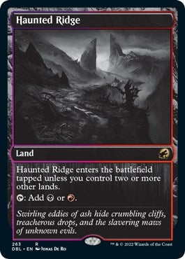 Image for Haunted Ridge (263) (DBL) - Magic: The Gathering