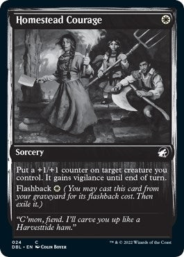 Image for Homestead Courage (24) (DBL) - Magic: The Gathering