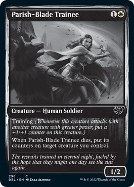 Image for Parish-Blade Trainee (296) (DBL) - Magic: The Gathering