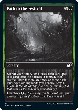 Image for Path to the Festival (191) (DBL) - Magic: The Gathering
