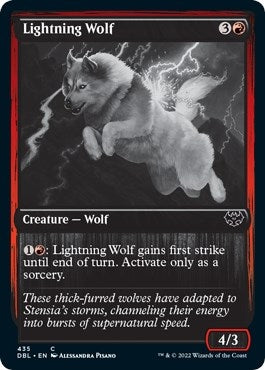 Image for Lightning Wolf (435) (DBL) - Magic: The Gathering