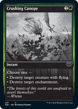 Image for Crushing Canopy (461) (DBL) - Magic: The Gathering