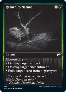 Image for Return to Nature (195) (DBL) - Magic: The Gathering
