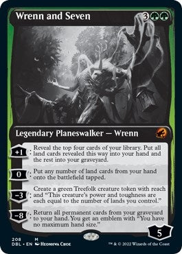 Image for Wrenn and Seven (208) (DBL) - Magic: The Gathering